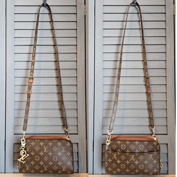 Authentic LOUIS VUITTON Monogram Orsay Clutch Crossbody Bag - Picture 3 of 15